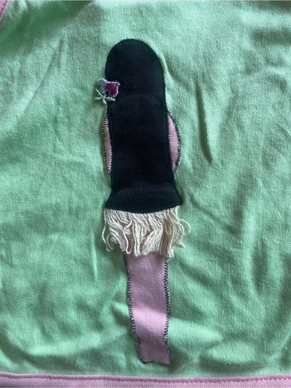 1970s Halter Top with Hawaiian girl appliqué